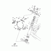 Схема узла: Рулевой механизм Yamaha YBR250