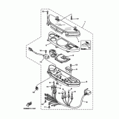 Схема узла: Приборная панель 1 (5GM1,8) Yamaha YP250 Majesty