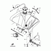 Схема узла: Топливный бак Yamaha TT250R TT-R