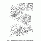Схема вузла: Кришка картера 1 Yamaha XT250 XT250