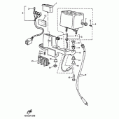 Схема вузла: Панель приладів Yamaha TT600