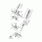 Схема узла: Рулевой механизм Yamaha XVS125 Drag Star