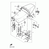 Схема узла: Сиденье Yamaha SRX600