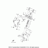 Схема узла: Рулевой механизм Yamaha XT250 XT250