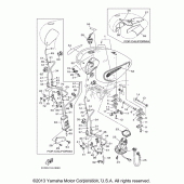 Схема вузла: Паливний бак Yamaha XV1700 Road Star S