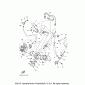Схема узла: Впускная система Yamaha XV1700 Road Star Silverado