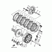 Схема вузла: Зчеплення Yamaha XG250 TRICKER