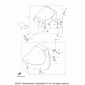 Схема узла: Сиденье Yamaha XVS1100 V-Star Classic