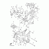 Схема узла: Рама Yamaha FZ6 FZ6 FAZER S2