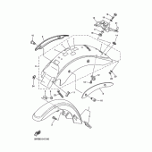 Схема узла: Крыло Yamaha XVS250 Drag Star