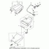 Схема вузла: Сидіння Yamaha YZF600R Thundercat