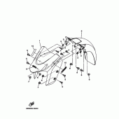 Схема узла: Крыло Yamaha XP500 T-MAX