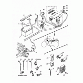 Схема вузла: Електроустаткування 1 Yamaha MT07/ MTT690 MT-07