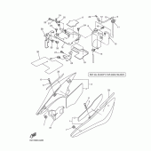Схема узла: Боковая крышка Yamaha FZ6 FZ6 FAZER
