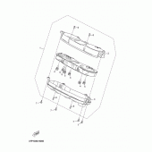 Схема узла: Панель приборов Yamaha YP250 X-MAX