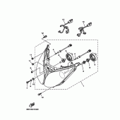 Схема узла: Фара Yamaha XP500 T-MAX