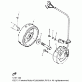 Схема вузла: Генератор Yamaha YZF600R Thundercat