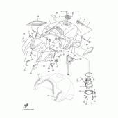 Схема вузла: Паливний бак Yamaha FZ1 FZ1 FAZER (S-TYPE)