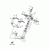 Схема узла: Рулевой механизм Yamaha TT-R250 TT-R250