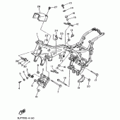 Схема вузла: Рама Yamaha XV1100 Virago