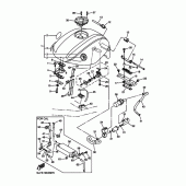 Схема узла: Топливный бак Yamaha FZS1000 FZ1