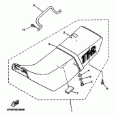 Схема узла: Сиденье Yamaha TT250R TT-R