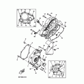 Схема узла: Крышки картера 1 Yamaha YZF-R125