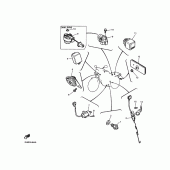 Схема узла: Электрооборудование 2 Yamaha SRX400