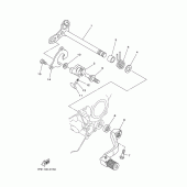Схема вузла: Вал перемикання Yamaha YZ250 YZ250