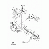 Схема вузла: Задній гальмівний циліндр Yamaha MT09/MTN850 MT-09