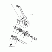 Схема узла: Привод стартера Yamaha WR250 WR250Z