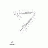 Схема вузла: Клапан Yamaha YP250 X-MAX