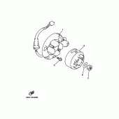 Схема узла: Генератор Yamaha YZ125