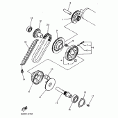Схема вузла: Embrayage demarreur Yamaha FZX750