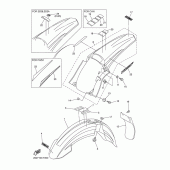Схема узла: Крыло Yamaha YZ450F YZ450F