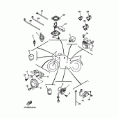 Схема вузла: Електроустаткування 2 Yamaha TDM850