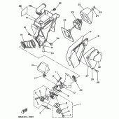 Схема вузла: Впускна система Yamaha DT125 DT125R
