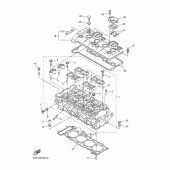 Схема вузла: Циліндр Yamaha YZF-R6/YZF600 R6