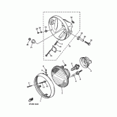 Схема узла: Фара Yamaha XJR1200