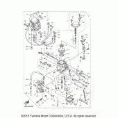 Схема узла: Карбюратор Yamaha XVS1100 V-Star Classic