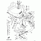 Схема узла: Топливный бак Yamaha TDM850