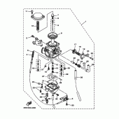 Схема вузла: Карбюратор Yamaha TW125