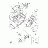 Схема вузла: Впускна система Yamaha WR400F