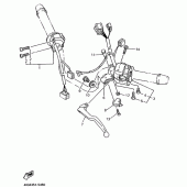 Схема узла: Lenker. hebel Yamaha XJ900 Diversion