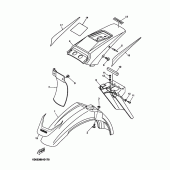 Схема узла: Крыло Yamaha DT125 DT125R