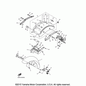 Схема вузла: Крило Yamaha XVS950 V-Star