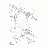 Схема узла: Водяной насос Yamaha FZ1 FZ1 FAZER (Naked, ABS)