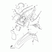 Схема вузла: Крило Yamaha WR250 WR250R