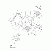 Схема вузла: Заднее крыло 2 Yamaha XVS400 Drag Star