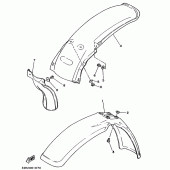 Схема узла: Крыло Yamaha YZ125